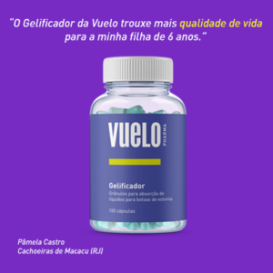 Frasco do Gelificador da Vuelo Pharma